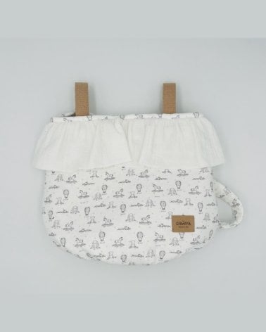 Bolsa Sweet Circus Giraffa Bianca e Blu