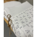 Saco Cuco Redondo Circus Giraffa Bianca e Blu