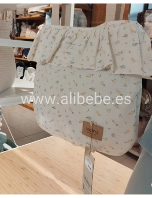 Bolsa Sweet Matteo Flores Giraffa Bianca e Blu