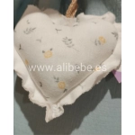 Colgante Corazón Matteo Flores Giraffa Bianca e Blu