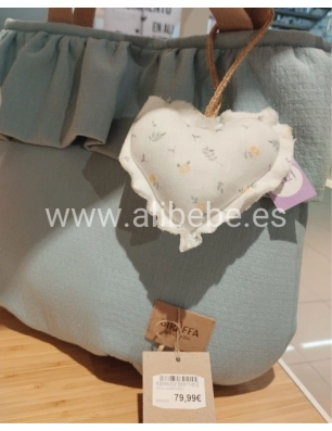 Colgante Corazón Matteo Flores Giraffa Bianca e Blu