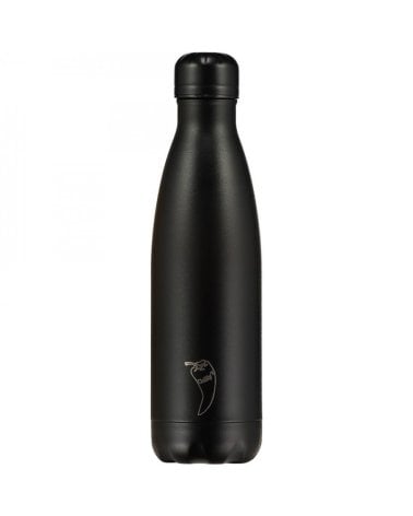 Botella Inox Mate Total 500ml Chilly´s Negro