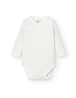 Body Cruzado Basico Interlock Babidu Beige