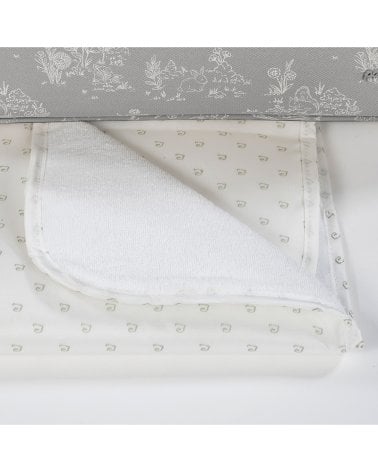 Bolsa Canastilla Toile De Jouy Pasito a Pasito Forest