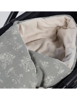 Saco Capucha Toile de Jouy Pasito a Pasito Forest