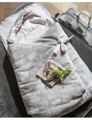 Saco con Capucha Toile de Jouy de Pasito a Pasito