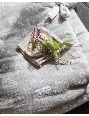 Saco Capucha Toile de Jouy Pasito a Pasito Forest