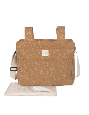 Bolsa Panera Topito Poppy de Walking Mum Canela