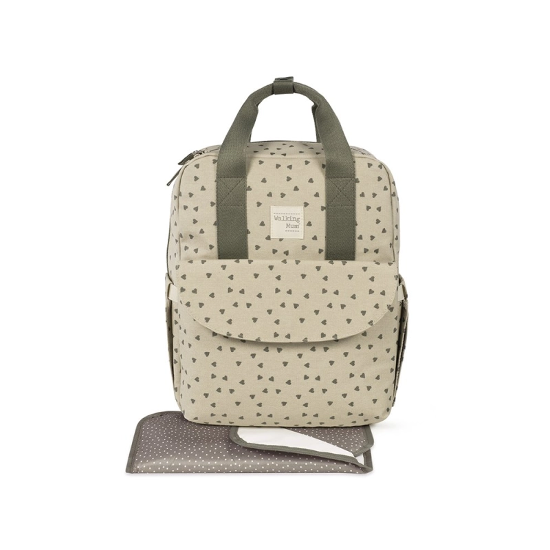 Mochila Maternal Corazones Poppy de Walking Mum