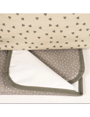 Mochila Maternal Corazones Poppy Walking Mum Musgo