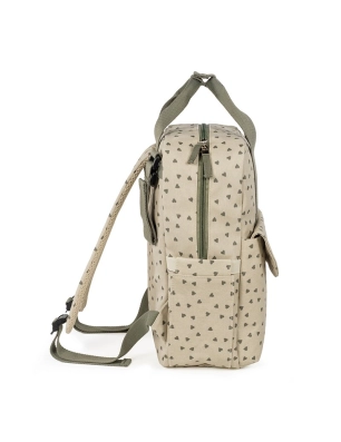 Mochila Maternal Corazones Poppy Walking Mum Musgo