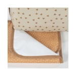 Mochila Maternal Corazones Poppy Walking Mum Canela