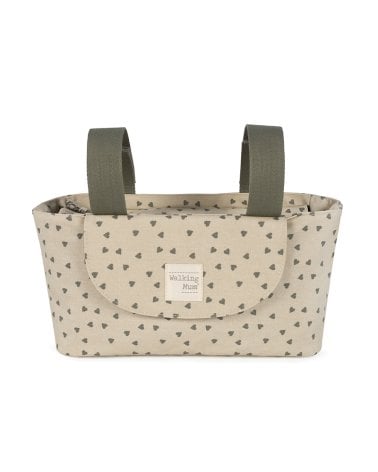 Bolso Organizador Corazones Poppy Walking Mum Musgo