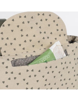 Bolso Organizador Corazones Poppy Walking Mum Musgo