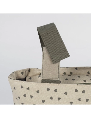 Bolso Organizador Corazones Poppy Walking Mum Musgo