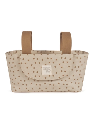 Bolso Organizador Corazones Poppy Walking Mum Canela