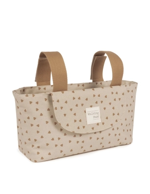 Bolso Organizador Corazones Poppy Walking Mum Canela