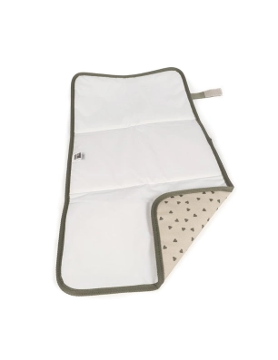 Cambiador Plegable Corazones Poppy Walking Mum Musgo