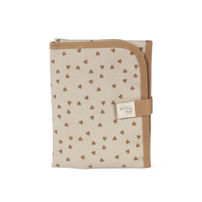 Cambiador Plegable Corazones Poppy de Walking Mum