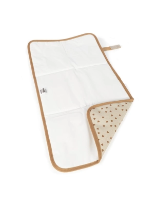 Cambiador Plegable Corazones Poppy Walking Mum Canela
