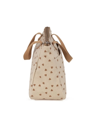 Neceser Higiene Corazones Poppy Walking Mum Canela