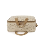 Maleta Maternal Corazones Poppy Walking Mum Canela