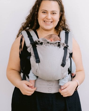 Mochila Porteo Neko Smart Baby Grey Diamond