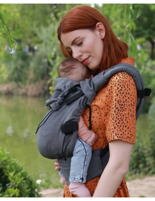 Mochila Porteo Neko Smart Baby Bold Gris