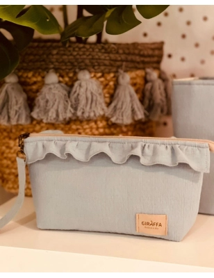 Neceser Muffi Giraffa Bianca e Blu