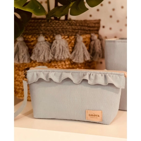 Neceser Muffi Giraffa Bianca e Blu