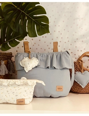 Bolsa Sweet Muffi Giraffa Bianca e Blu