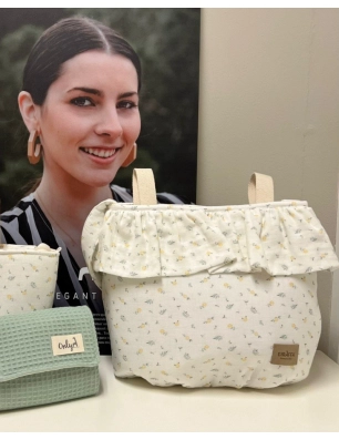 Bolsa Sweet Matteo Flores Giraffa Bianca e Blu