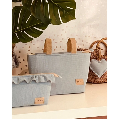 Bolsa Minibag Two Muffi Giraffa Bianca e Blu