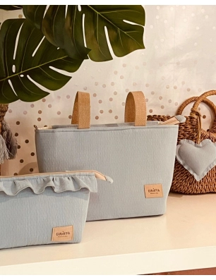 Bolsa Minibag Two Muffi Giraffa Bianca e Blu