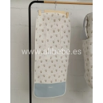 Colchoneta Recta de Silla Hedwig de Rosy Fuentes Azul Empolvado