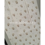 Colchoneta Recta de Silla Hedwig de Rosy Fuentes Azul Empolvado
