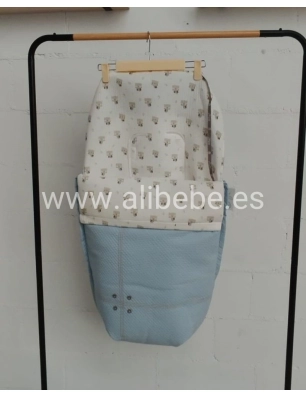Saco de Silla Hedwig de Rosy Fuentes Azul Empolvado