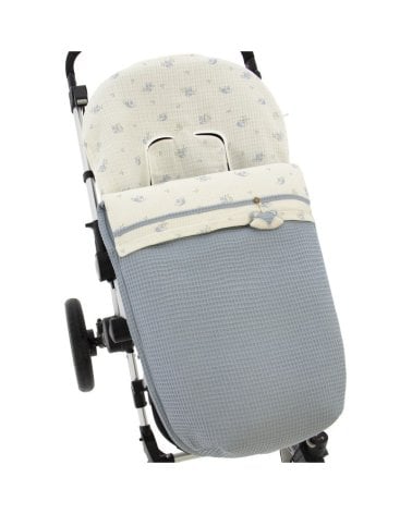 Saco Silla Universal Fox Waffle Rosy Fuentes Azul Empolvado