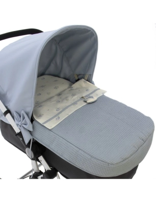 Saco Coche 3 Usos Fox Waffle Rosy Fuentes Azul Empolvado