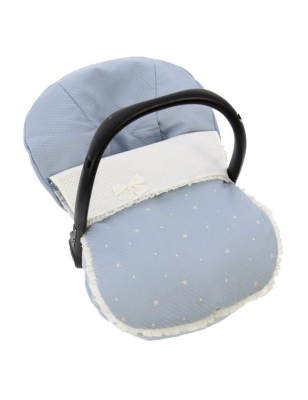 Saco Grupo 0 Aurora Rosy Fuentes Azul Empolvado