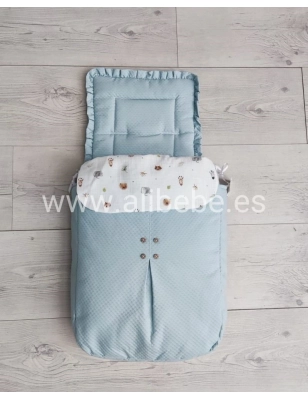 Saco de Coche 3 usos Girafa Rosy Fuentes Verde