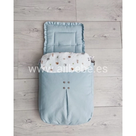 Saco de Coche 3 usos Girafa Rosy Fuentes Verde