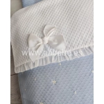 Saco Coche 3 Usos Aurora Rosy Fuentes Azul Empolvado