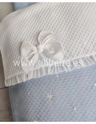 Saco Coche 3 Usos Aurora Rosy Fuentes Azul Empolvado