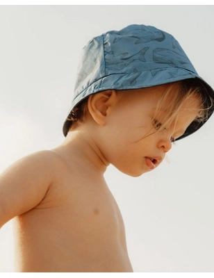 Gorro Sol Reversible Sea Life Little Dutch