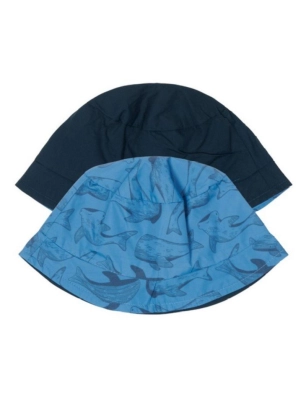 Gorro Sol Reversible Sea Life Little Dutch