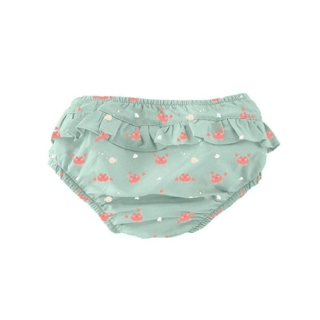 Bañador Pañal Volantes Crab de Monnëka Sage