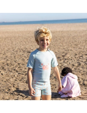 Camiseta Protección Solar Crab de Monnëka Sage