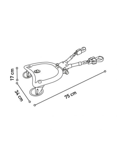 Patinete Buggy Board para silla de paseo de Asalvo