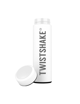 Termo Twistshake de acero 420 ml Blanco